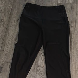 Black high waisted leggings